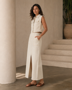 Conjunto Isadora - Top e Saia Midi